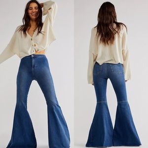 Free People Just Float On Flare Jeans